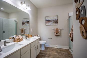 Double vanity sinks*